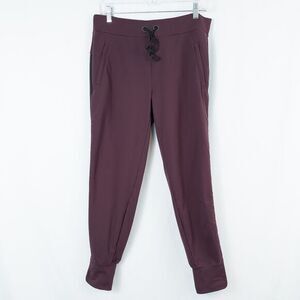 Athleta‎ Metro Track Jogger Pants Womens Medium Auberge Athleisure Sporty 338183
